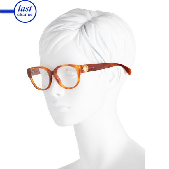 GUCCI Havana 53mm Round Opticals - Picture 2 of 2